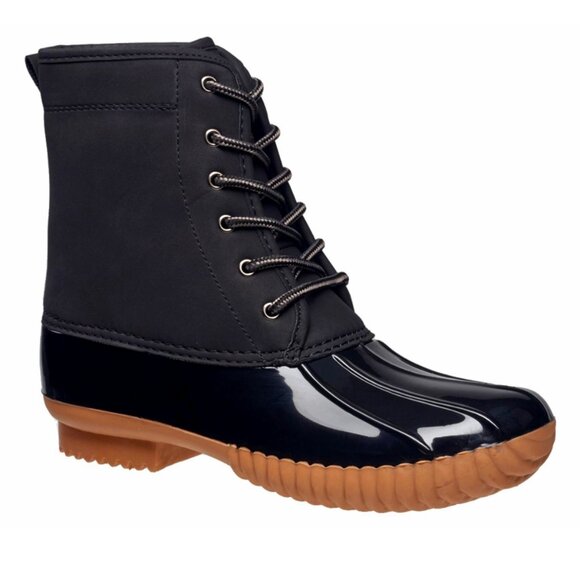 Women's Duckie Boot by C&C California in Black - Picture 1 of 9